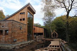 constructing the woodland discovery centre